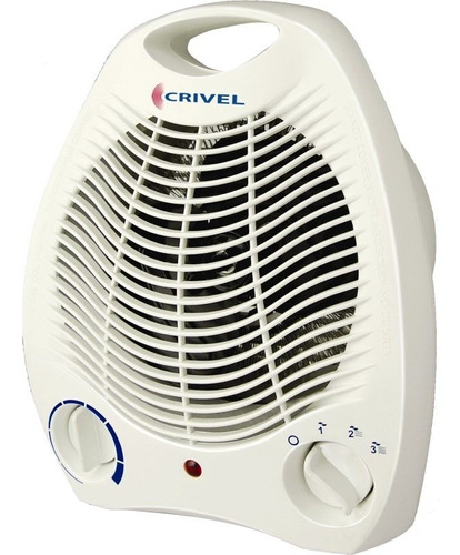 Caloventor eléctrico Crivel CV-13 blanco 220V 