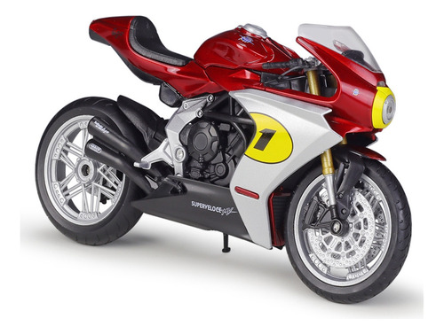 2022 Mv Agusta Superveloce Ago Miniatura Metal Moto 1/12 [u]