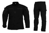 Comprar Conjunto De Combate Chaqueta+ Pantalón Lisos Negro