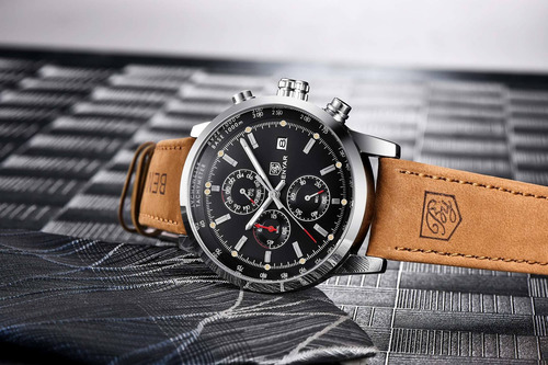 Reloj Benyar De Cuarzo Resistente Al Agua Para Hombre, ...