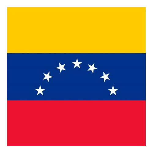 Bandera Venezuela 90 X 60 Cm Estampada 7 Estrellas Reforzada