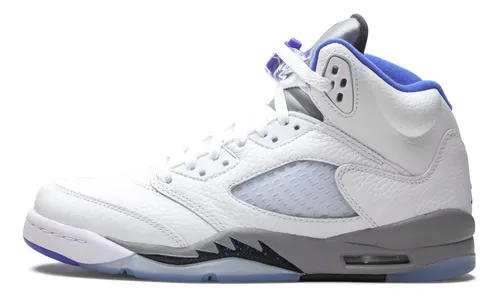 Jordan 5 retro online negro con morado