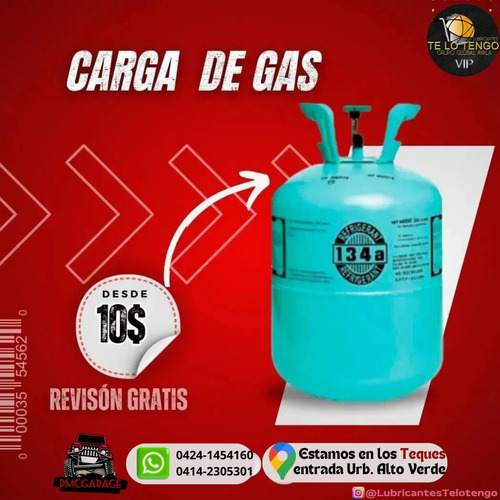 Recarga De Gas Aire Acondionado  Por 10$