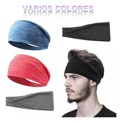 Bandas Para El Cabello, Diademas Deportivas Elásticas 2024