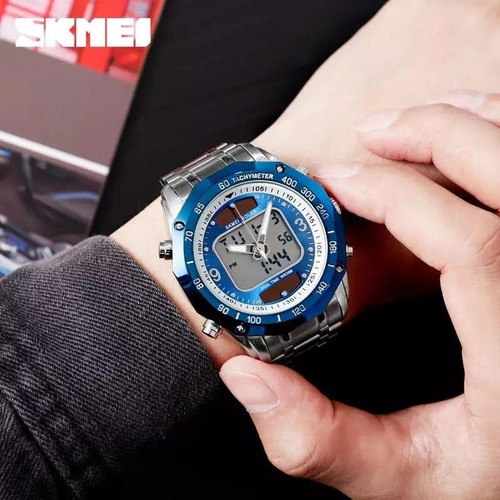 Reloj Skmei 1493 Deportivo Solar Acero Inoxidable Digital