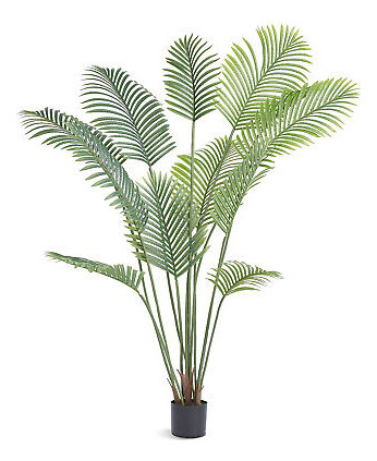 Artificial Areca Palm Tree 6ft Tall Faux Tropical Silk P Oaj