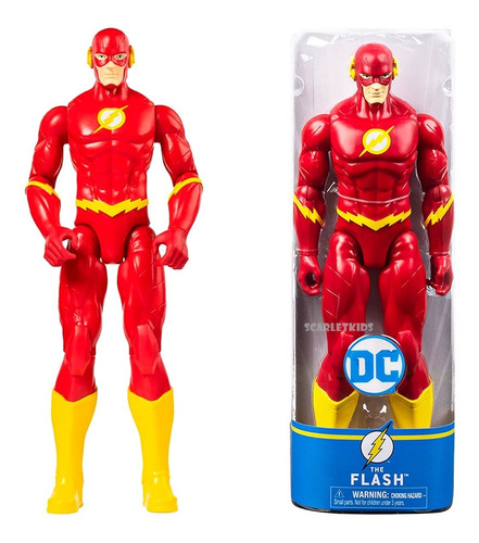 The Flash Figura 30 Cm Original Articulada Dc Comics Scarlet