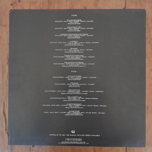 The Cure-standing On A Beach The Singles-lp 1a Prens Encarte (Usado)