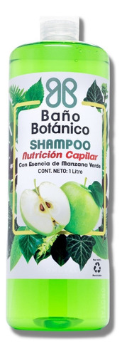  Shampoo Baño Botanico Extracto De Manzana (nutritivo) 1 Lt