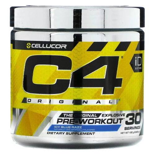 Pre-workout C4 Cellucor Icy Blue Razz 30 Serv Suplemento