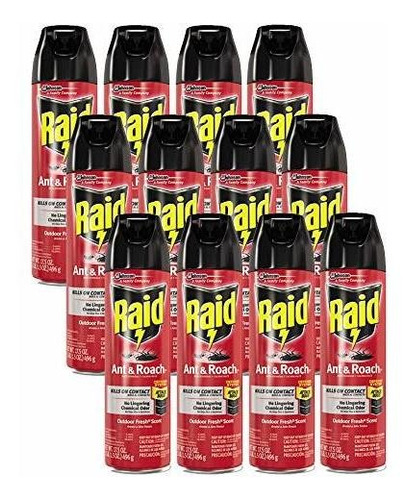 Repelente De Plagas - Raid Ant & Roach Spray Para Exteriores