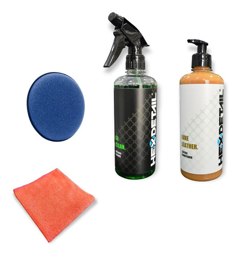 Hex Detailing - Kit Limpieza Y Acondicionado De Cuero Auto