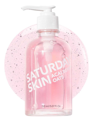 Saturday Skin Hidratante Gel Facial Suave Limpiador Desmaqu.