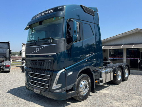 Volvo Fh 540 Cab. Globetrotter 6x4 2023 Verde Pac Ec Traçado