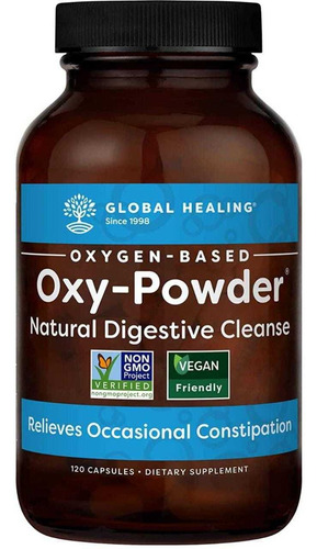 Oxy-powder Limpiador De Colon Global Healing 60 Cápsulas 