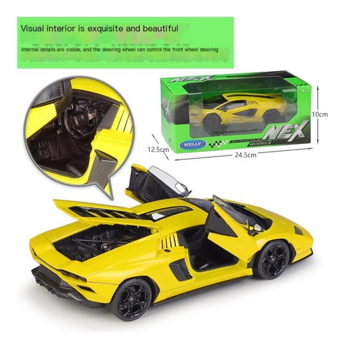 Modelo De Coche Deportivo Lamborghini Countach Lpi800-4