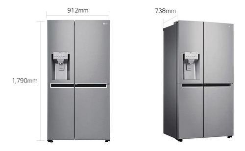 Heladera LG Side By Side Inverter 601lt Door In Door Ls65sdp