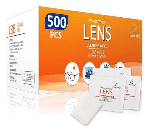 Toallitas De Limpieza Careliving 500 Unidades Prehumedecidas