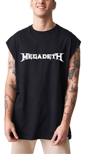 Musculosa Megadeth Oversize Aesthetic Rock Punk Thrash Metal