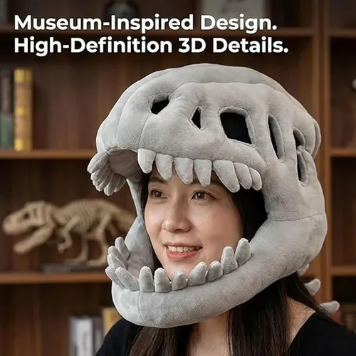 Genérico Disfraz de esqueleto de dinosaurio, máscara de calavera de espinosaurio 3D y columna vertebral de felpa, trajes de esqueleto de dinosaurio para Halloween, cosplay y juegos de disfraces Genérico Disfraz de esqueleto de dinosaurio, máscara de calavera de espinosaurio 3D y columna vertebral de felpa, trajes de esqueleto de dinosaurio para Halloween, cosplay y juegos de disfraces