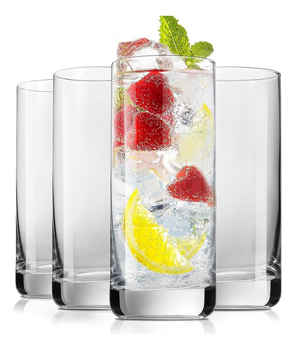 Highball Juego 4 Vasos Agua Sin Vasos Bebida Altos 13 Onzas