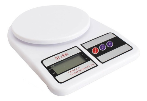 Balanza De Cocina Digital 10 Kg Precisión 1 Gr Blanca