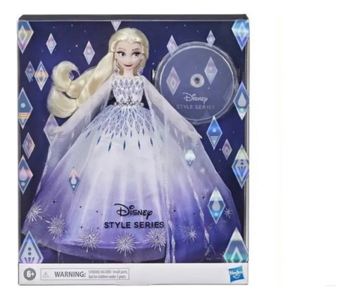 Disney Style Series Elsa Frozen De Colección Con Base