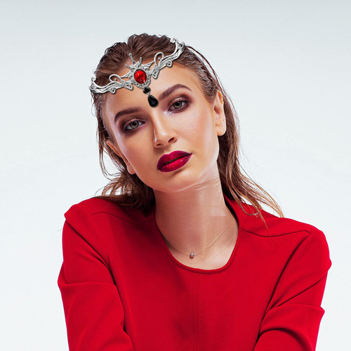 Diadema De Disfraz De Vampiro Tiara Nupcial