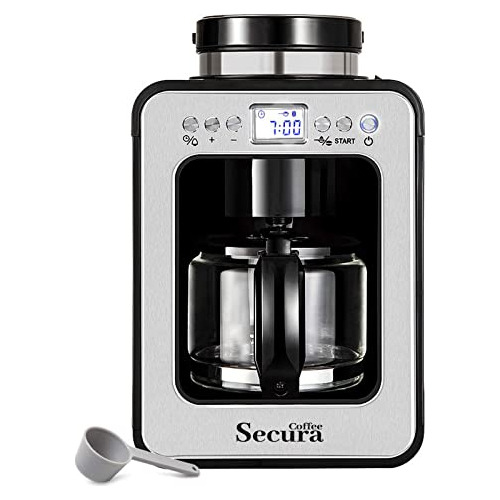 Secura Cafetera Automática Con Molinillo, Programable