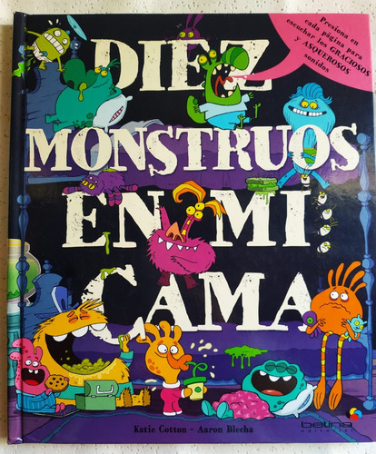 Libro Diez Monstruos En La Cama Betina Editorial-usado (Usado)