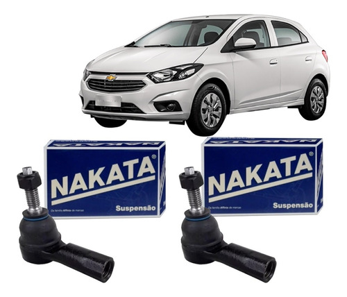 Terminal Direção Onix Hatch Lt 1.4 2014 2015 Nakata