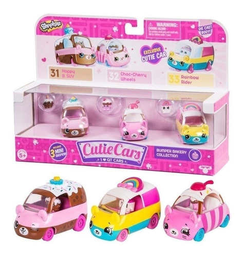 Cutie Cars - Vehículo X 3   56611-56644