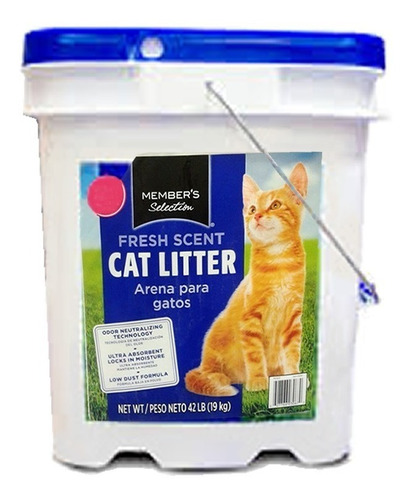 Imagen 1 de 1 de Arena Gatos Members 42 Libras Americana Tarro Aglutinante