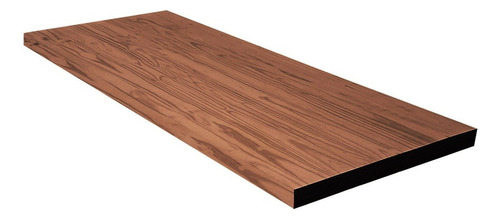 Mesa Tablon Quincho 140x80 Moderna Madera Maciza Caballete Color Cedro