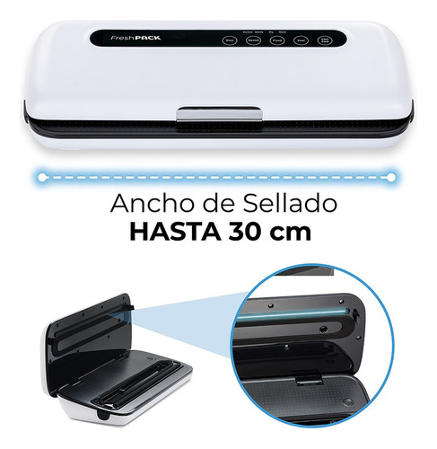 Envasadora Al Vacío Sellador Sv100 + 3 Rollos 22 Cm X 5 Mt