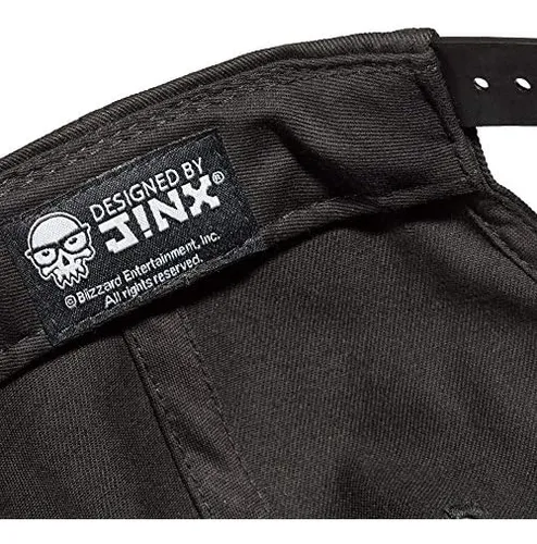 Jinx Overwatch Frenetic Snapback Gorra De Béisbol, Negro, Ta
