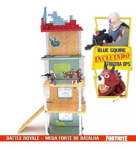 Playset Fortnite Battle Royale Mega Forte Com 2 Mini Bonecos