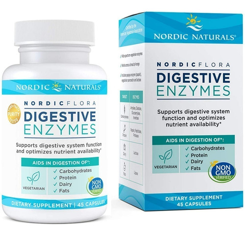 Nordic Naturals Nordic Flora Enzimas Digestiva 45 Caps,