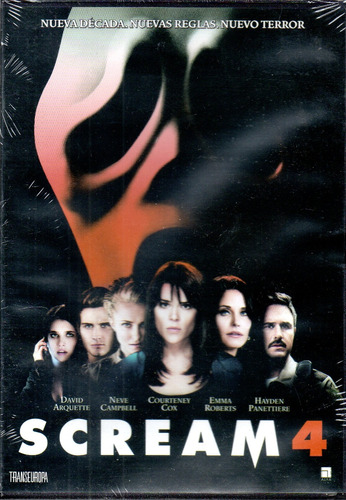 Scream 4 - Dvd Nuevo Original Cerrado - Mcbmi