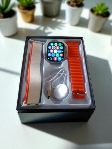 Smart Watch Et22 Ultra Inteligente Con Conexión Móvil Azul