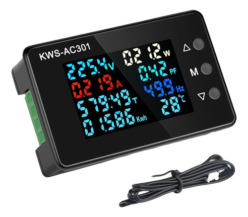 Z 50-300v Voltaje Probador Medidor Amperaje Ac Corriente