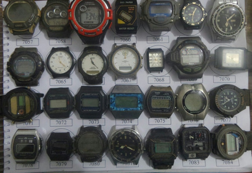Lote 26 Sucatas Casio E Outros- Máquina Do Tempo