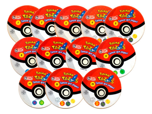 Coleção Pokémon Redondo Elma Chips Original