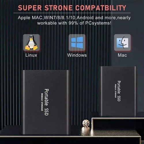 Memoria Externa Memoria Usb Mini Ssd 4tb