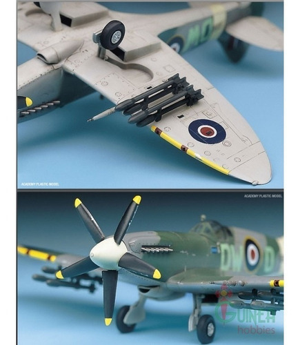 Imagen 3 de 5 de Spitfire Mk.xivc - Escala 1/72 Academy 12484