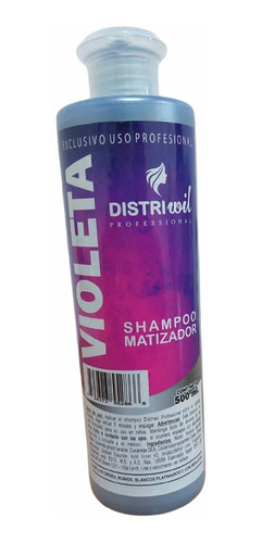Imagen 1 de 7 de Shampoo  Matizador Violeta  Distriwil Professional X500ml