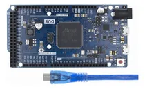 Comprar Arduino Compatible Placa De Desarrollo Due R3 At91sam3x8e Arm 512 Kb Flash Micro Usb Con Cable