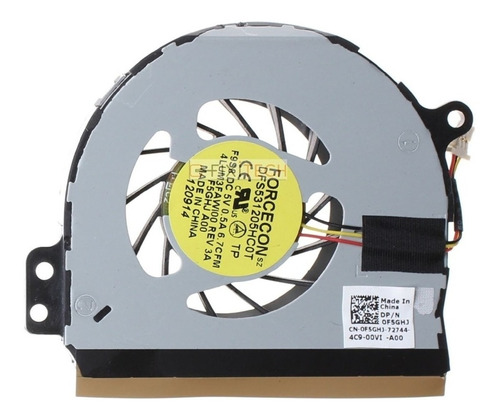 Fan Cooler Ventilador Dell N4010 14r 1564 1464 - Zona Norte