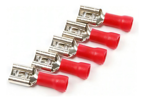 Terminal Fêmea Pré-isolado 0,5mm A 1,5mm Vermelho - 1000un
