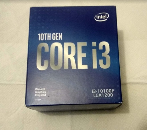 Procesador Intel I3 10100f 3,6 Ghz - 4,3 Ghz 6mb Lga 1200